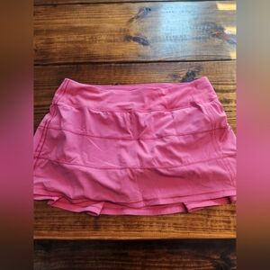 lululemon Pace Rival Tennis Skirt Size 10, pink